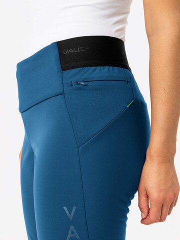 VAUDE Tapered Sportbroek ' Larice' in Blauw
