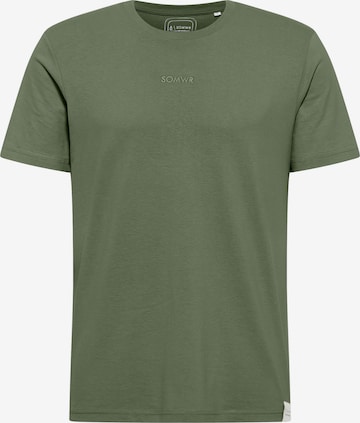 SOMWR Shirt in Groen: voorkant