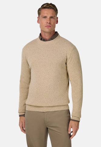 Pull-over Boggi Milano en marron : devant