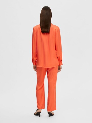 SELECTED FEMME Loosefit Broek in Oranje