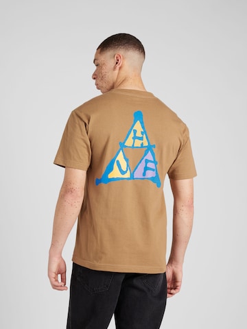 T-Shirt 'NO-FI' HUF en marron
