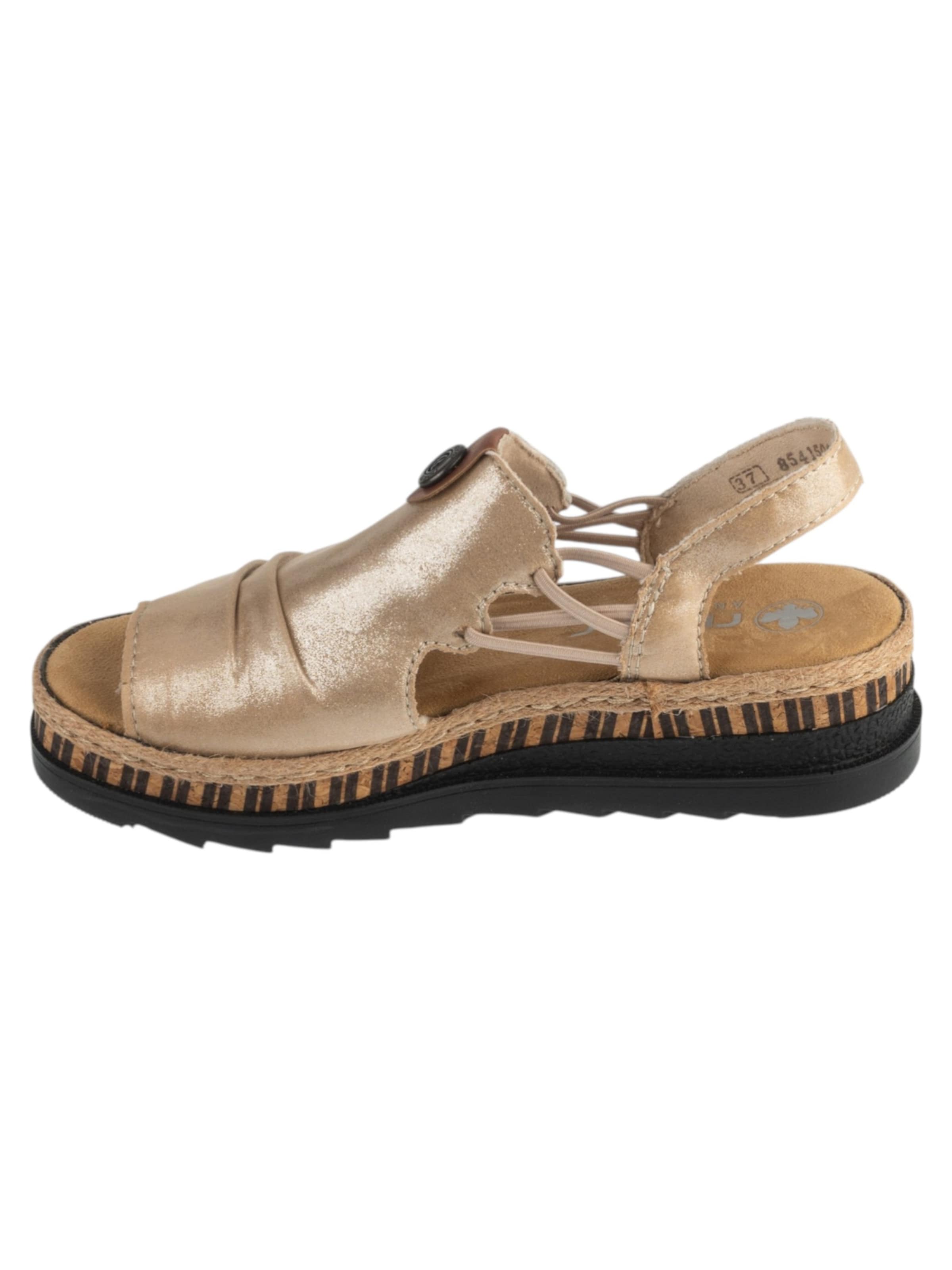 Rieker Sandaal in Beige: voorkant