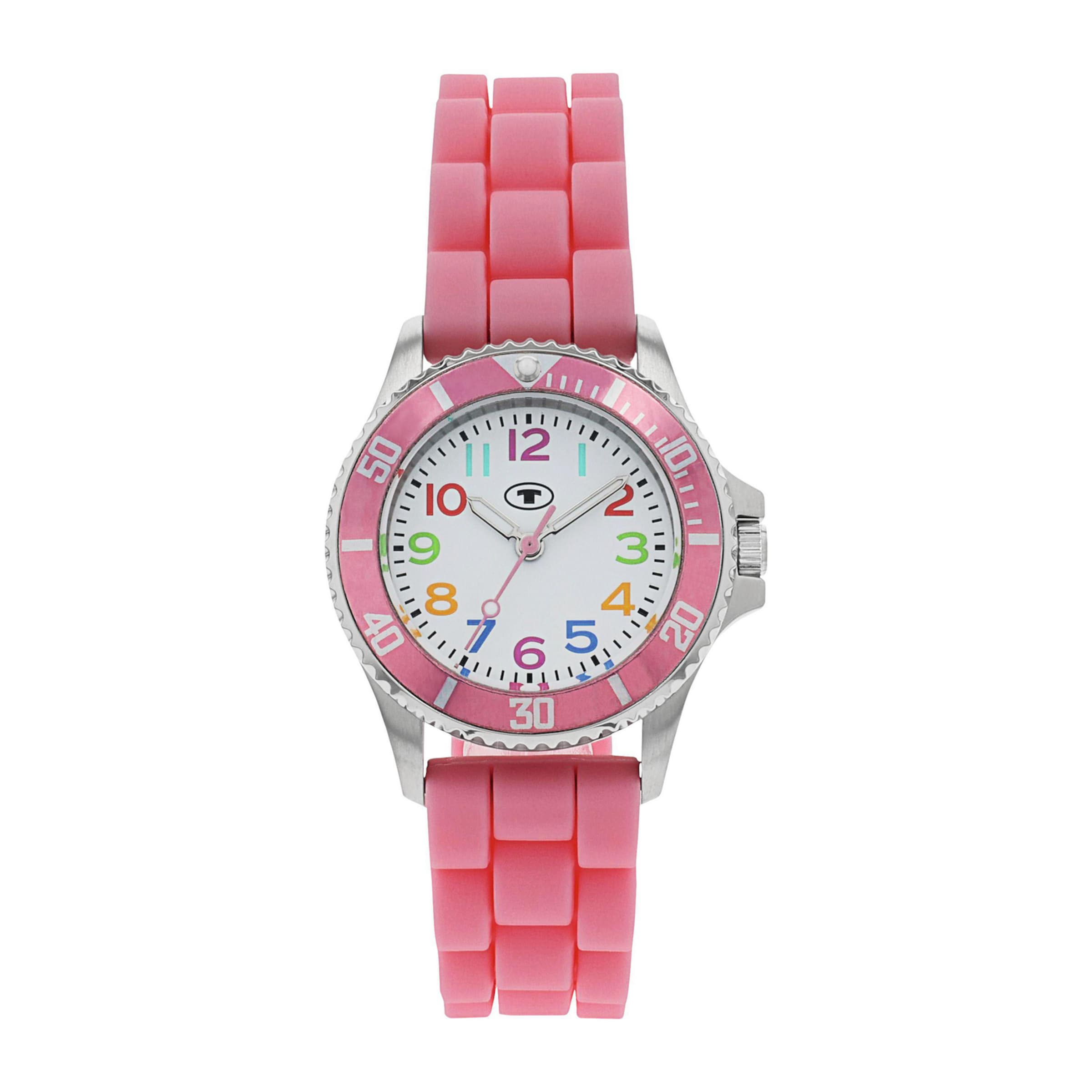 TOM TAILOR Watch in Pink: front