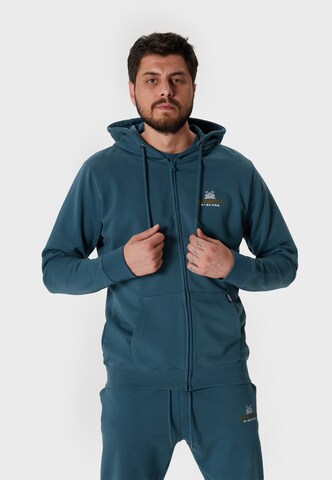 Oldskull Sweatjacke in Grün