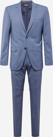 BOSS Regular Anzug 'Huge' in Blau: predná strana