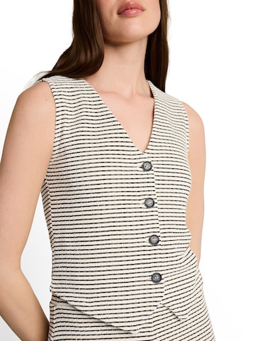 TOM TAILOR DENIM Strickweste in Weiß
