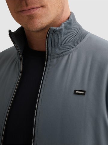 VANGUARD - Cárdigan 'Cardigan in cotton/modal with zipper closure' en azul