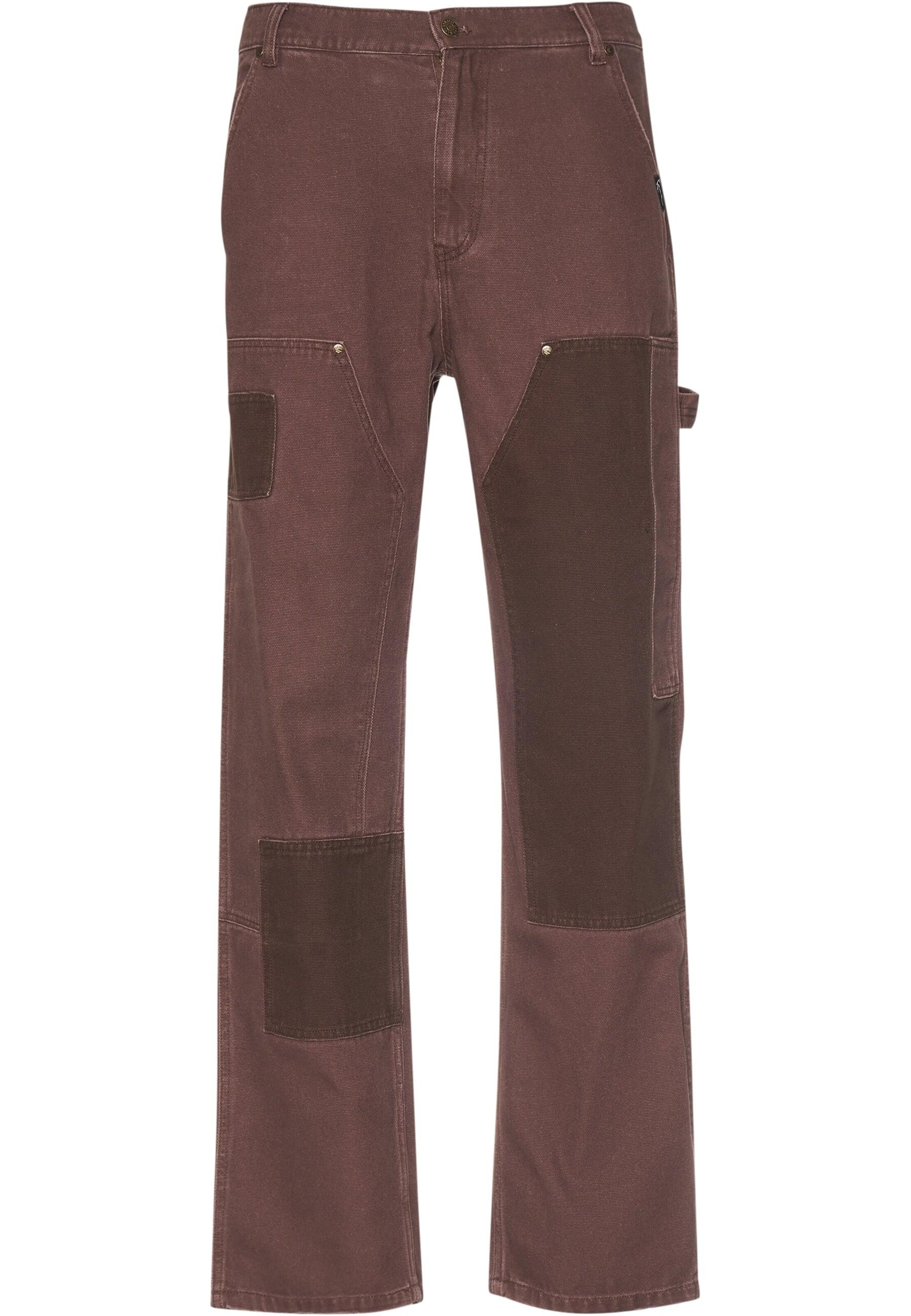 regular Pantaloni di Karl Kani in marrone: frontale