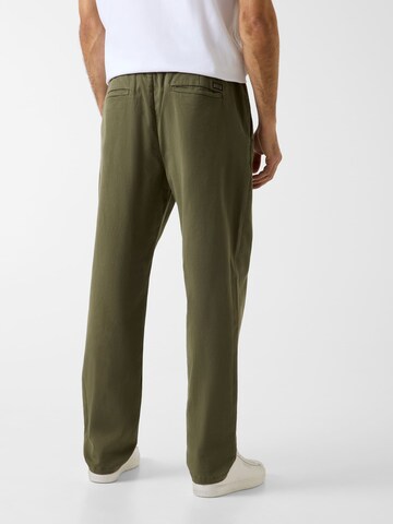 GUESS Regular Chino Pants 'Twill' in Green