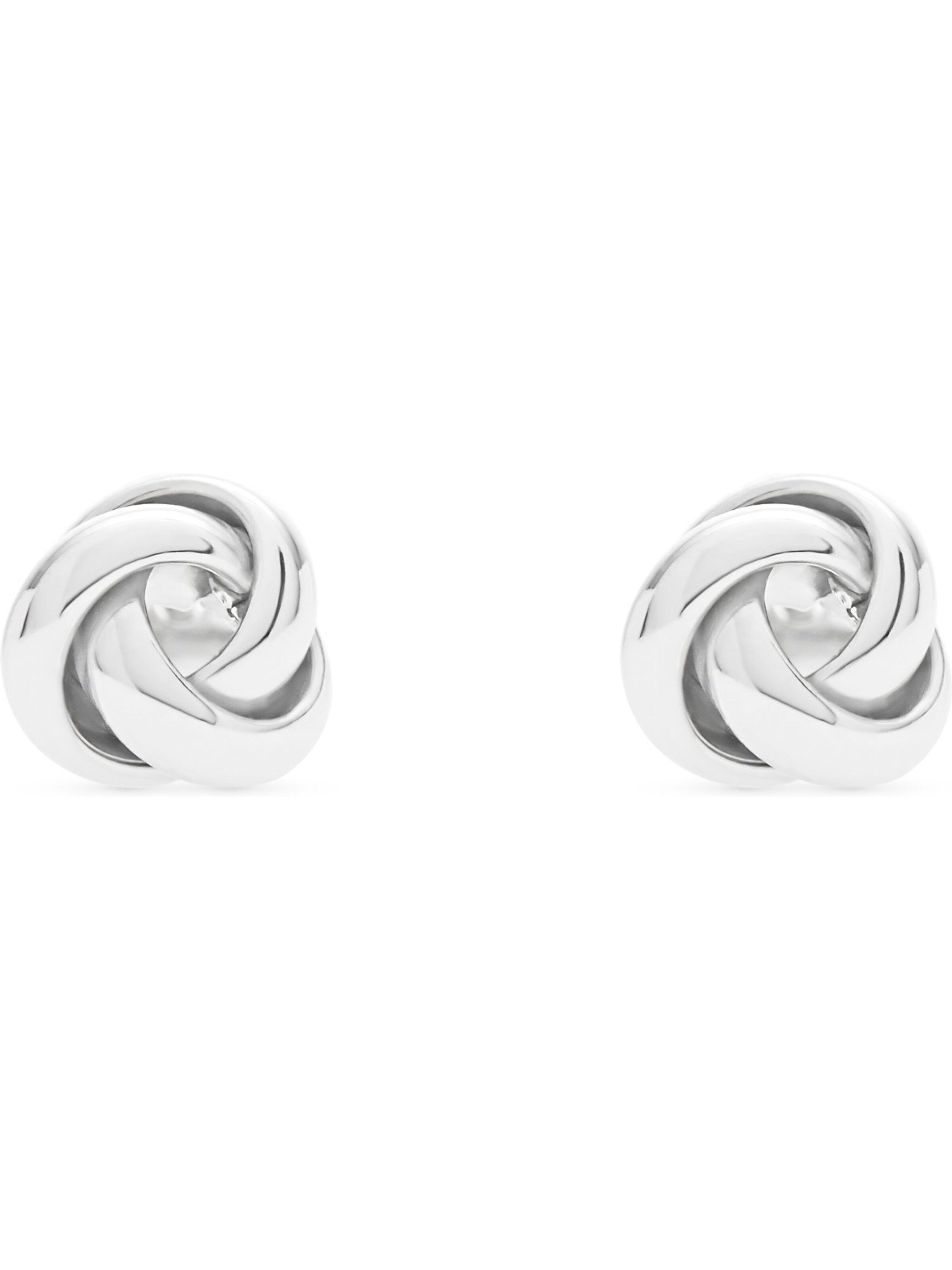 FAVS Earrings in Silver: front