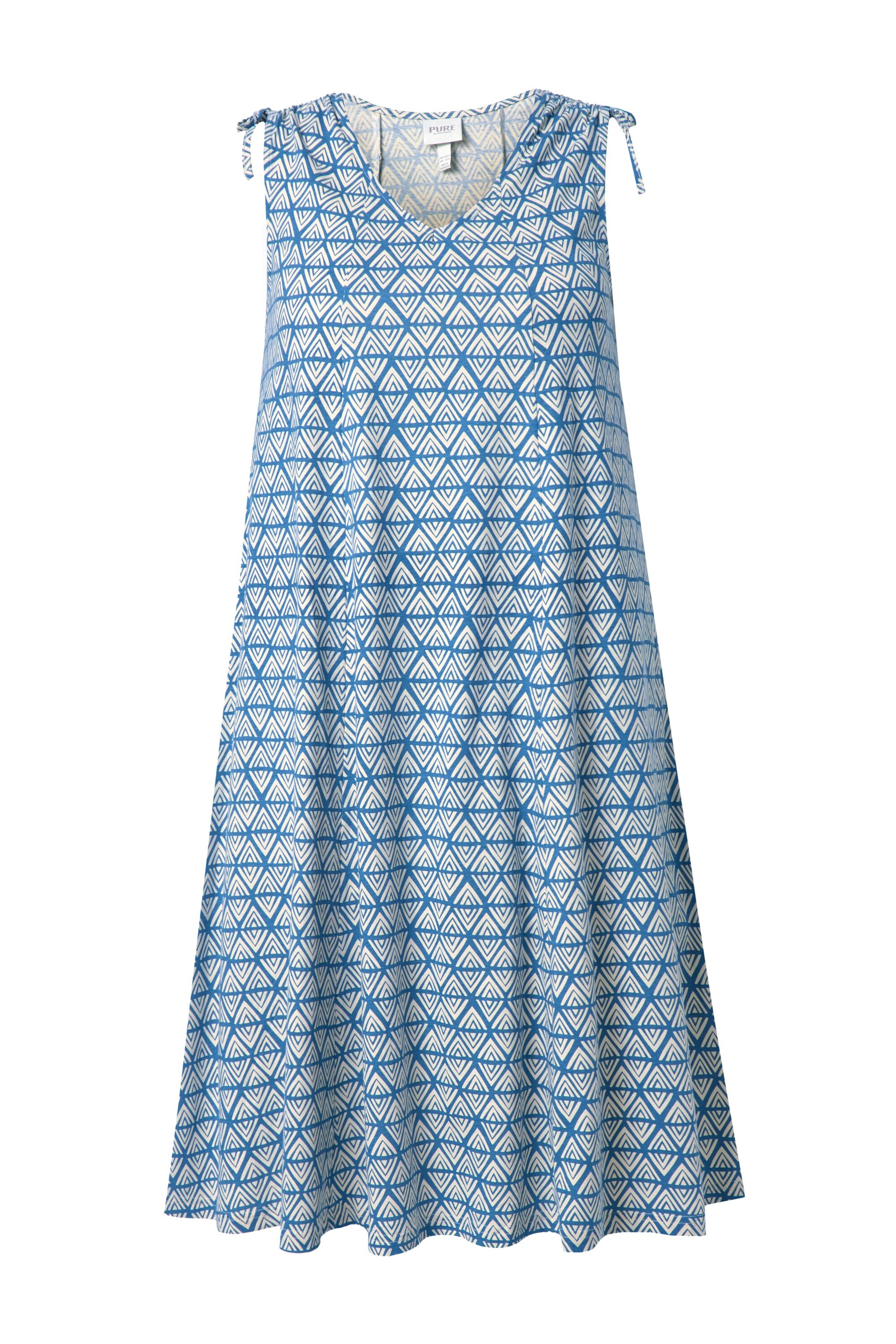 Ulla Popken Kleid in Blau: Vorderseite