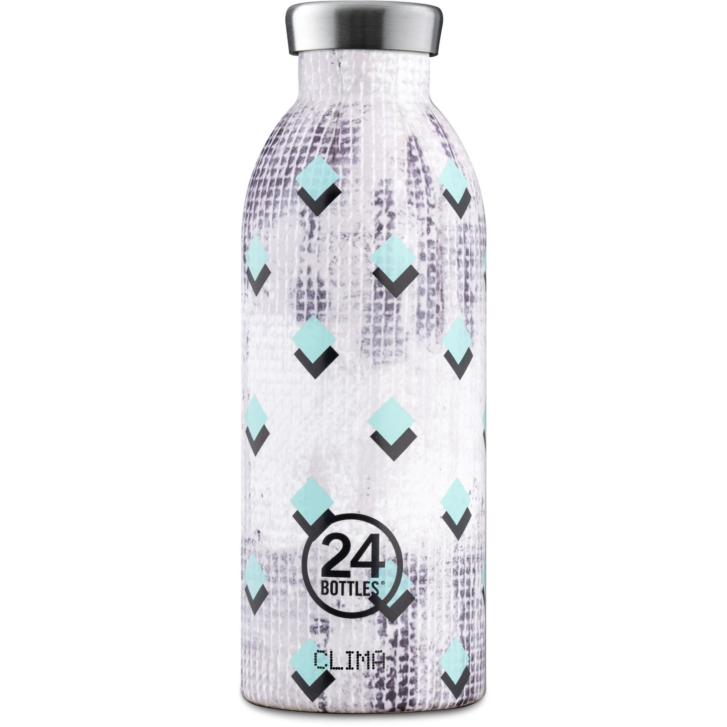 24Bottles Drinkfles 'Clima' in Grijs: voorkant