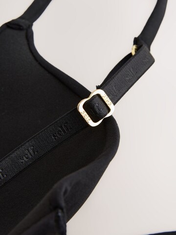 self. T-Shirt BH in Schwarz