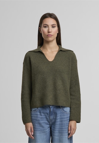 Pullover 'NMNella' di Noisy may in verde: frontale