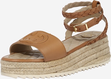 GERRY WEBER Strap Sandals 'BARI' in Brown: front