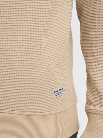 BLEND Sweatshirt ' BHChristo ' in Beige