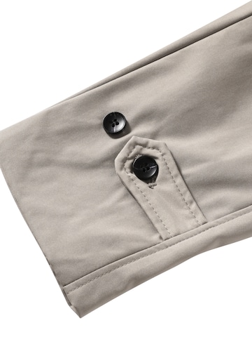 ALLTHEMEN Between-Seasons Coat 'Hauch' in Beige