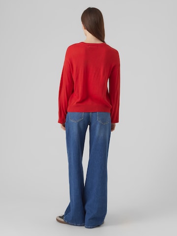 VERO MODA Sweater 'Garland' in Red