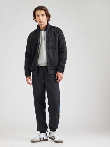 Tapered Pantaloni 'BRUSHED' di ADIDAS ORIGINALS in nero
