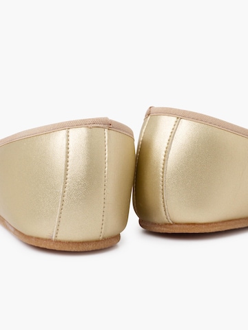 Ballerines Pisamonas en or