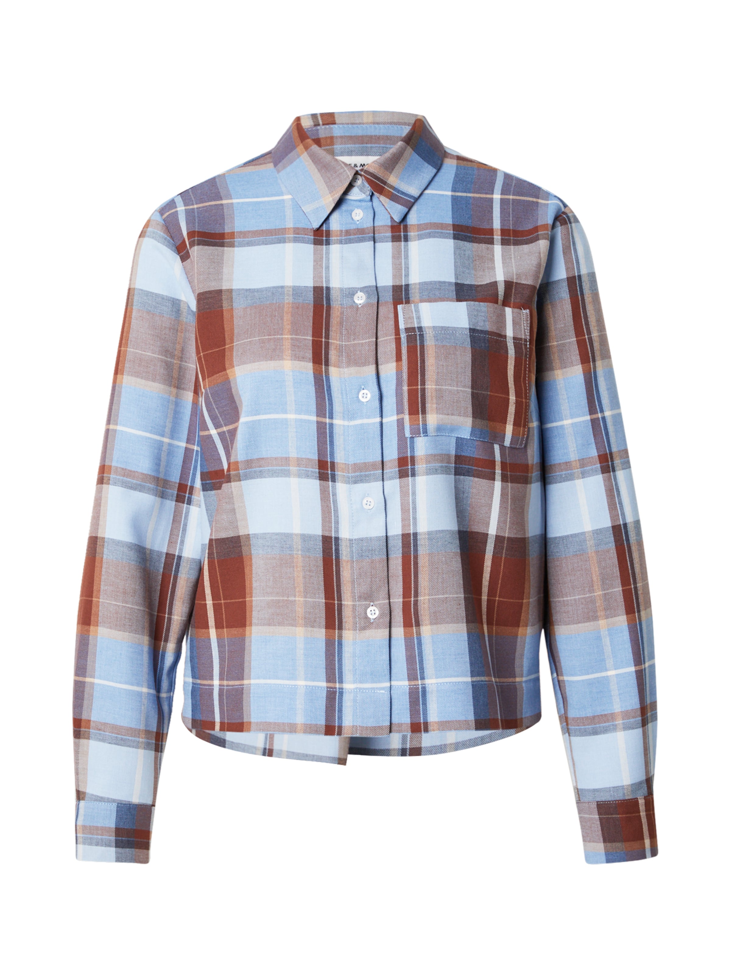 Camicia da donna di MORE & MORE in blu: frontale