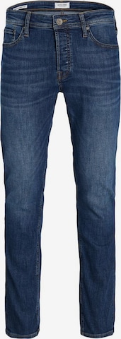 Coupe slim Jean 'Glenn' JACK & JONES en bleu : devant