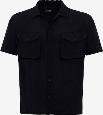Antioch - Regular Fit Camisa em preto: frente