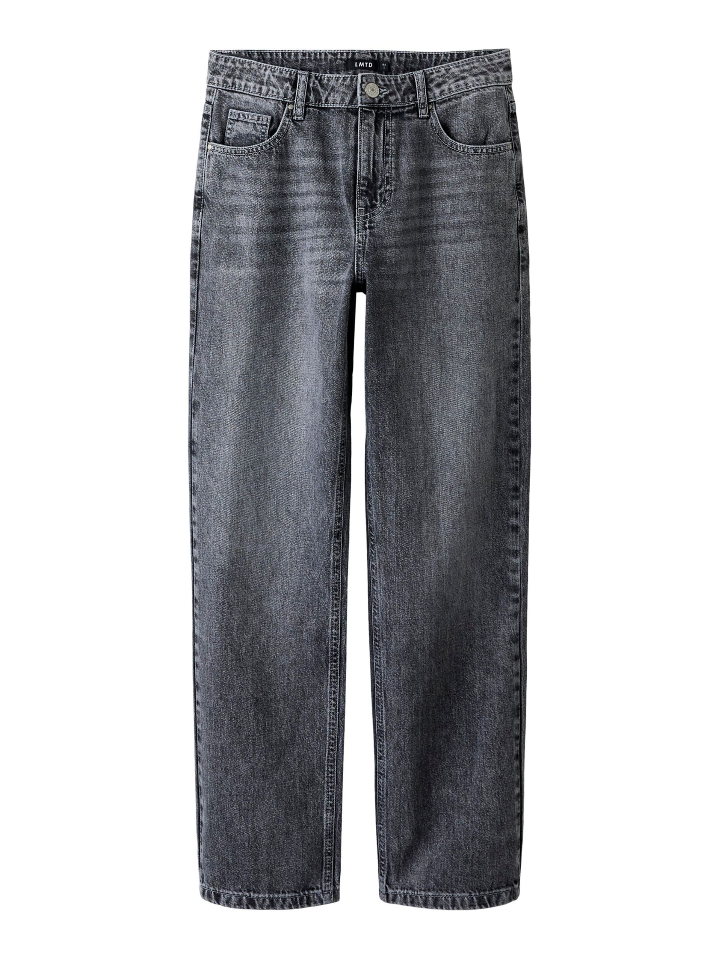 Regular Jeans 'NLMBex' de la LMTD pe gri: față