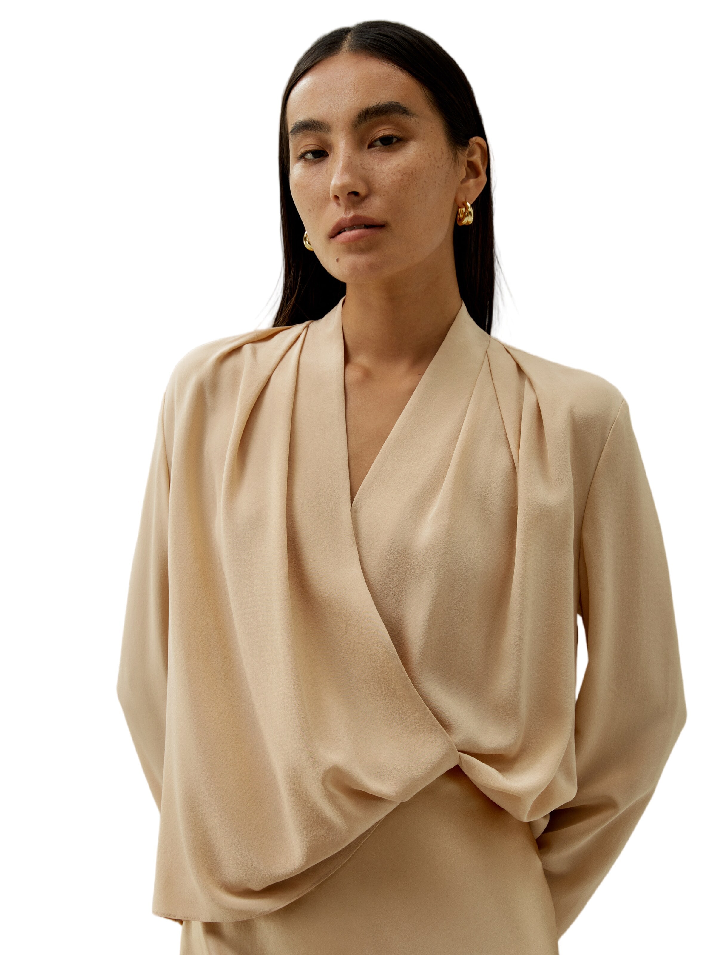 Lilysilk - Camiseta tradicional en amarillo: frente