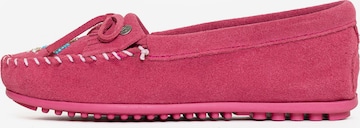 Mocassin 'Thunderbird' Minnetonka en rose : devant
