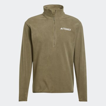 Pullover sportivo 'Ess' di ADIDAS TERREX in verde: frontale
