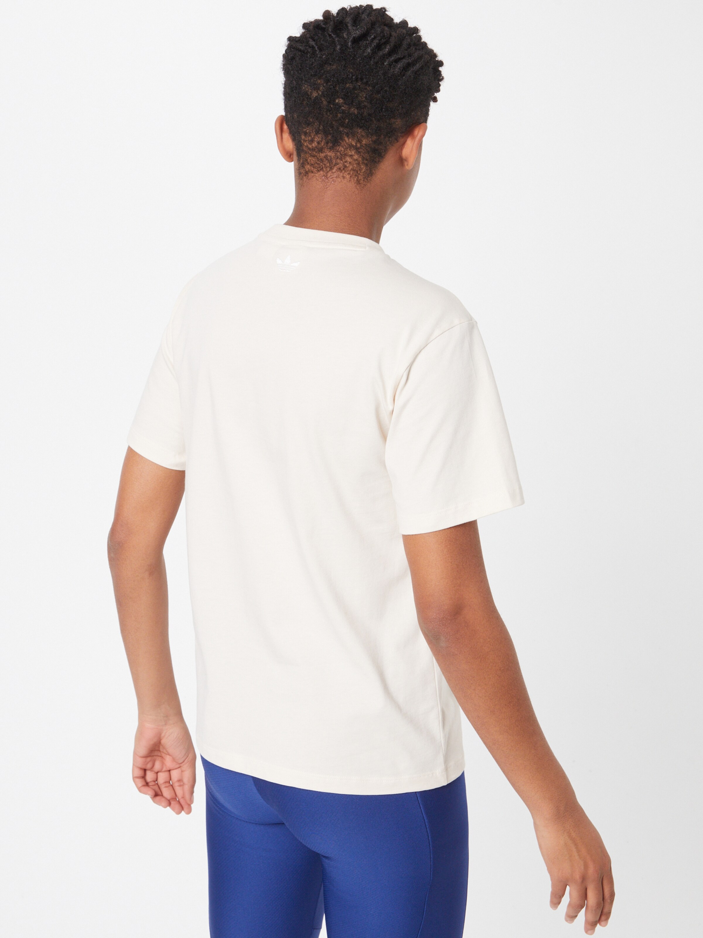 Vêtements T-Shirt ADIDAS ORIGINALS en Blanc Cassé 