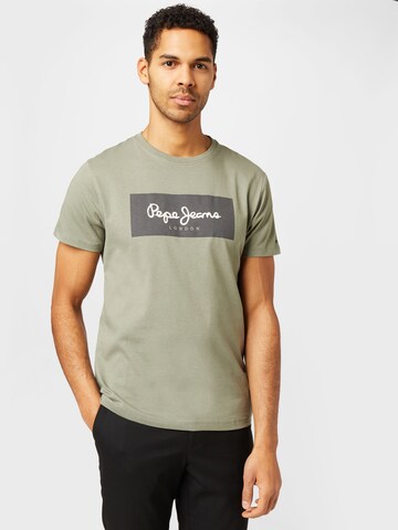 Pepe Jeans T-Shirt 'AARON' in Grün: predná strana