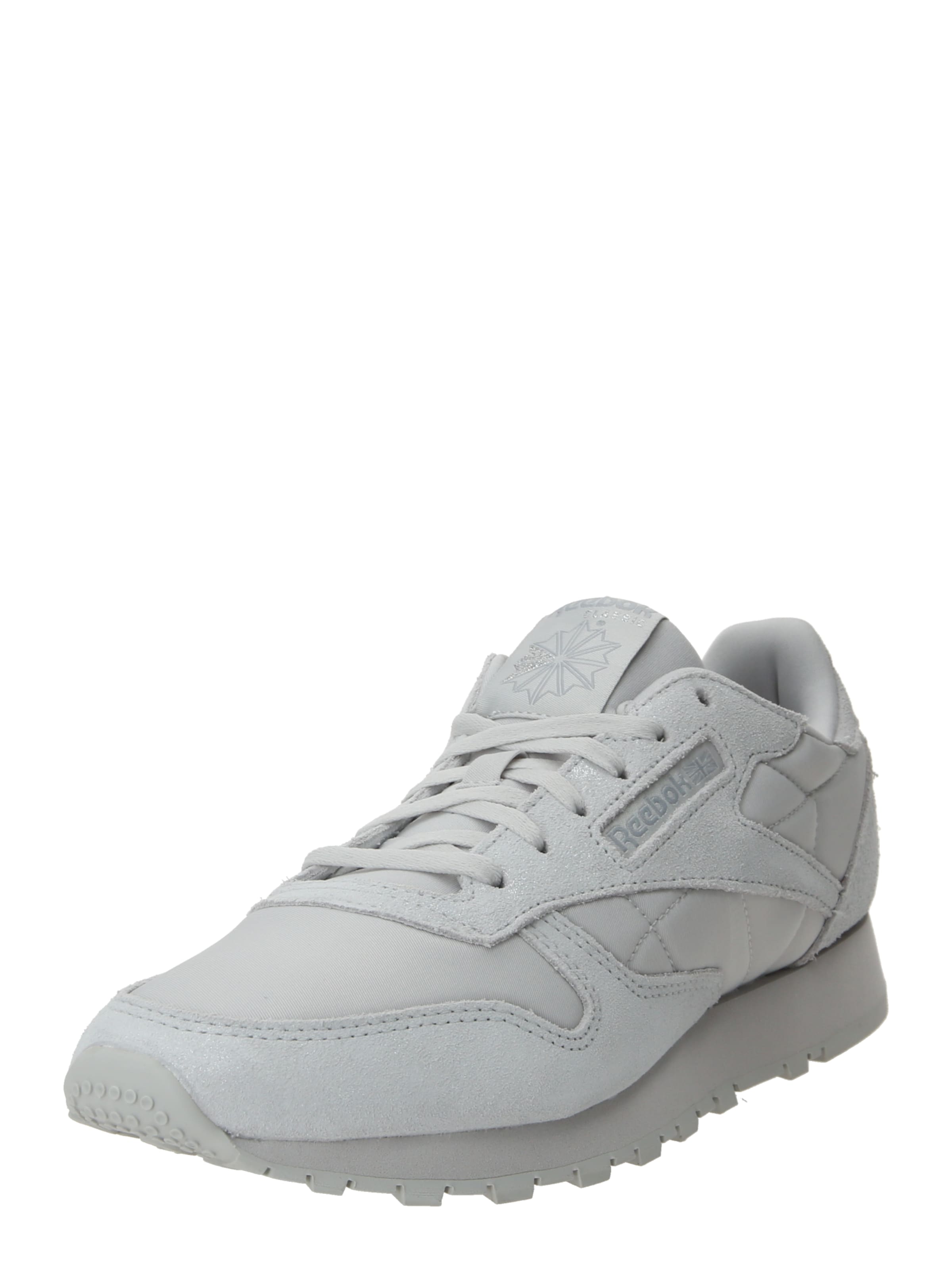 Reebok Низкие кроссовки 'CLASSIC' в Серый: спереди