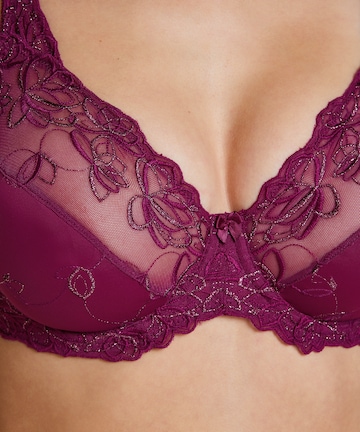 Hunkemöller T-Shirt BH 'Diva' in Lila
