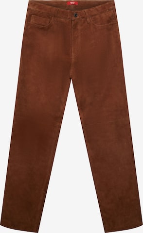 Regular Pantalon ESPRIT en marron : devant