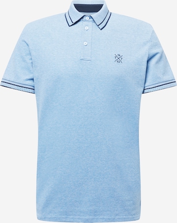 TOM TAILOR Poloshirt in Blau: predná strana