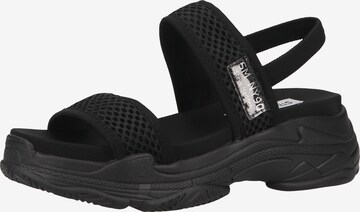 STEVE MADDEN Sandalen met riem in Zwart: voorkant