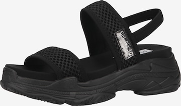 STEVE MADDEN Strap Sandals in Black: front