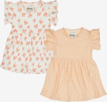 Dirkje Jurk 'Dress ss, 2-pack' in Oranje: voorkant