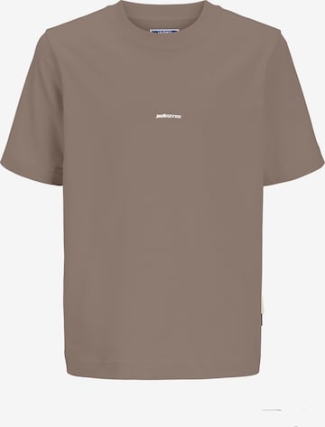 Jack & Jones Junior Majica 'JCOCLUB' | rjava barva: sprednja stran