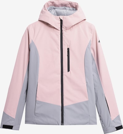 4F Outdoorjas 'F121' in de kleur Grijs / Rosa / Zwart, Productweergave