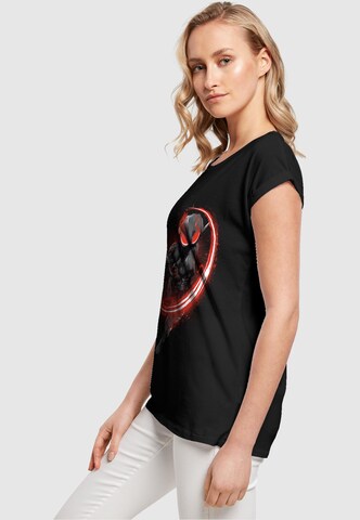 ABSOLUTE CULT Shirt 'Aquaman - Black Manta Flash' in Zwart