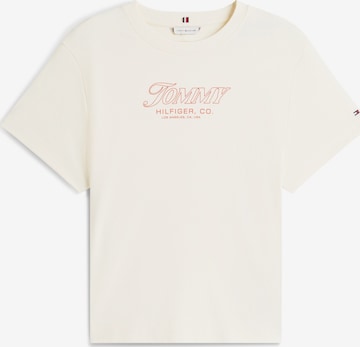 Tommy Hilfiger Curve T-Shirt in Beige: Vorderseite