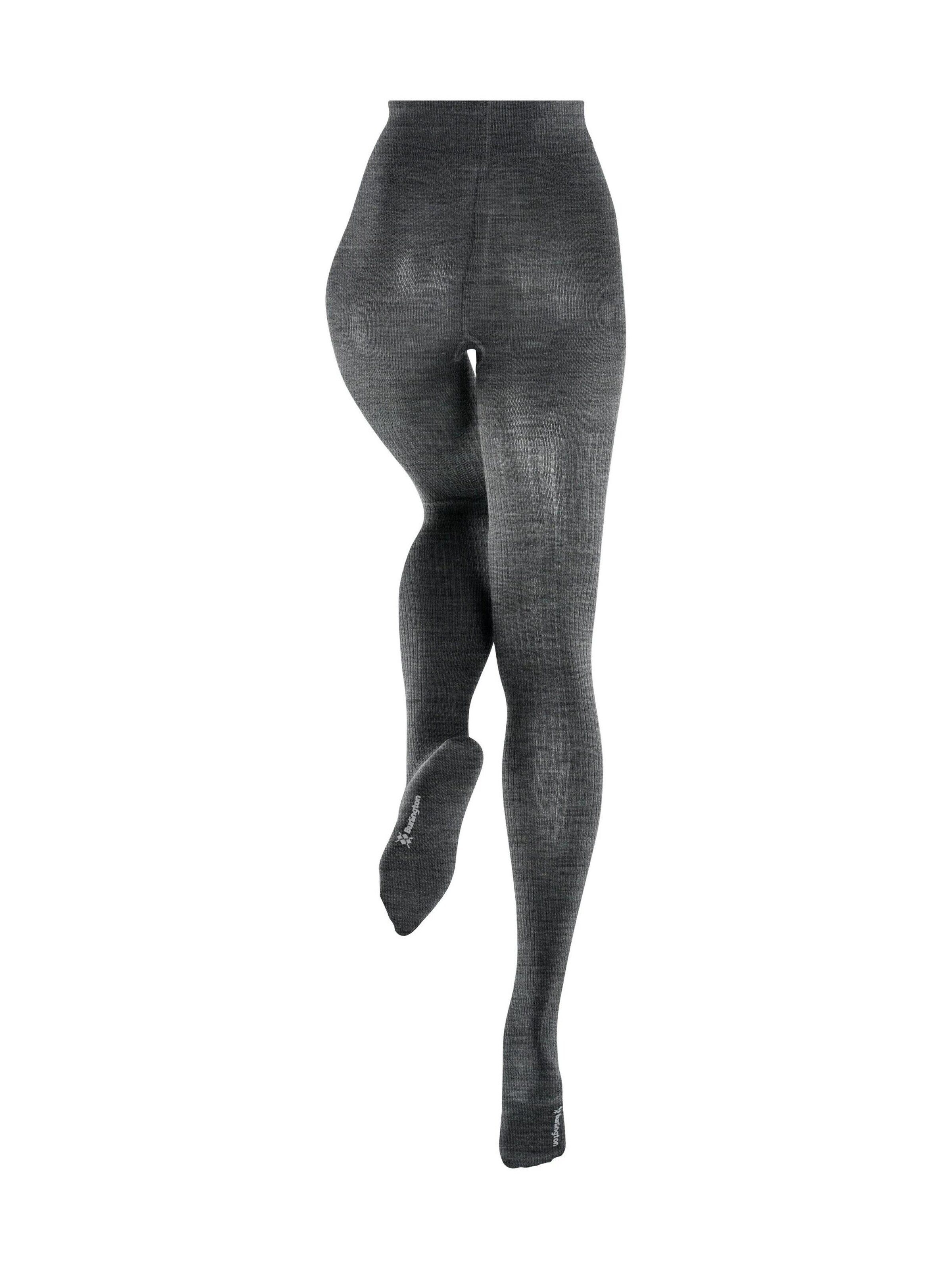 BURLINGTON Strumpfhose 'Rib Couture'‌‌ in Grau