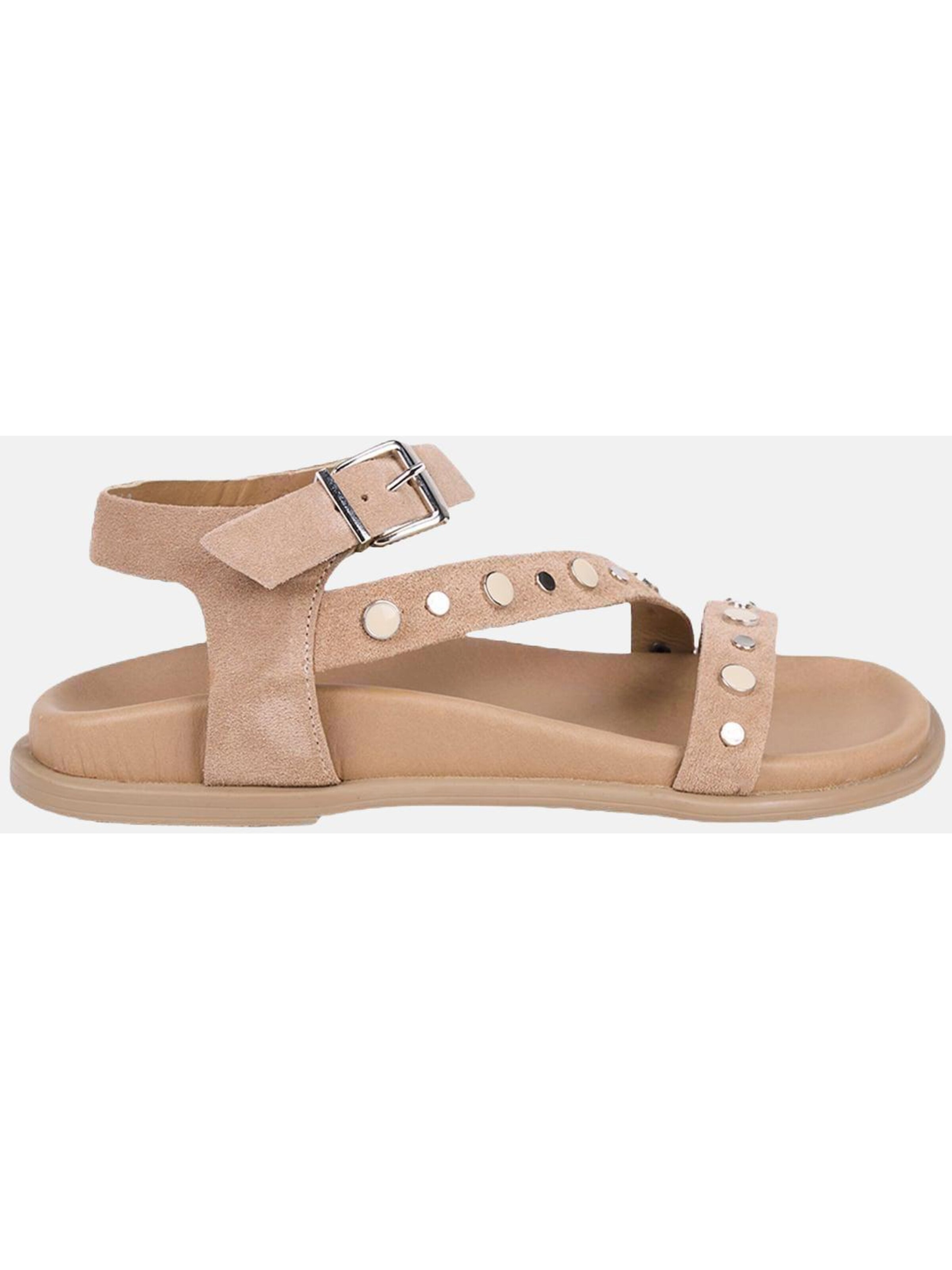 Desa Sandals in Beige: front
