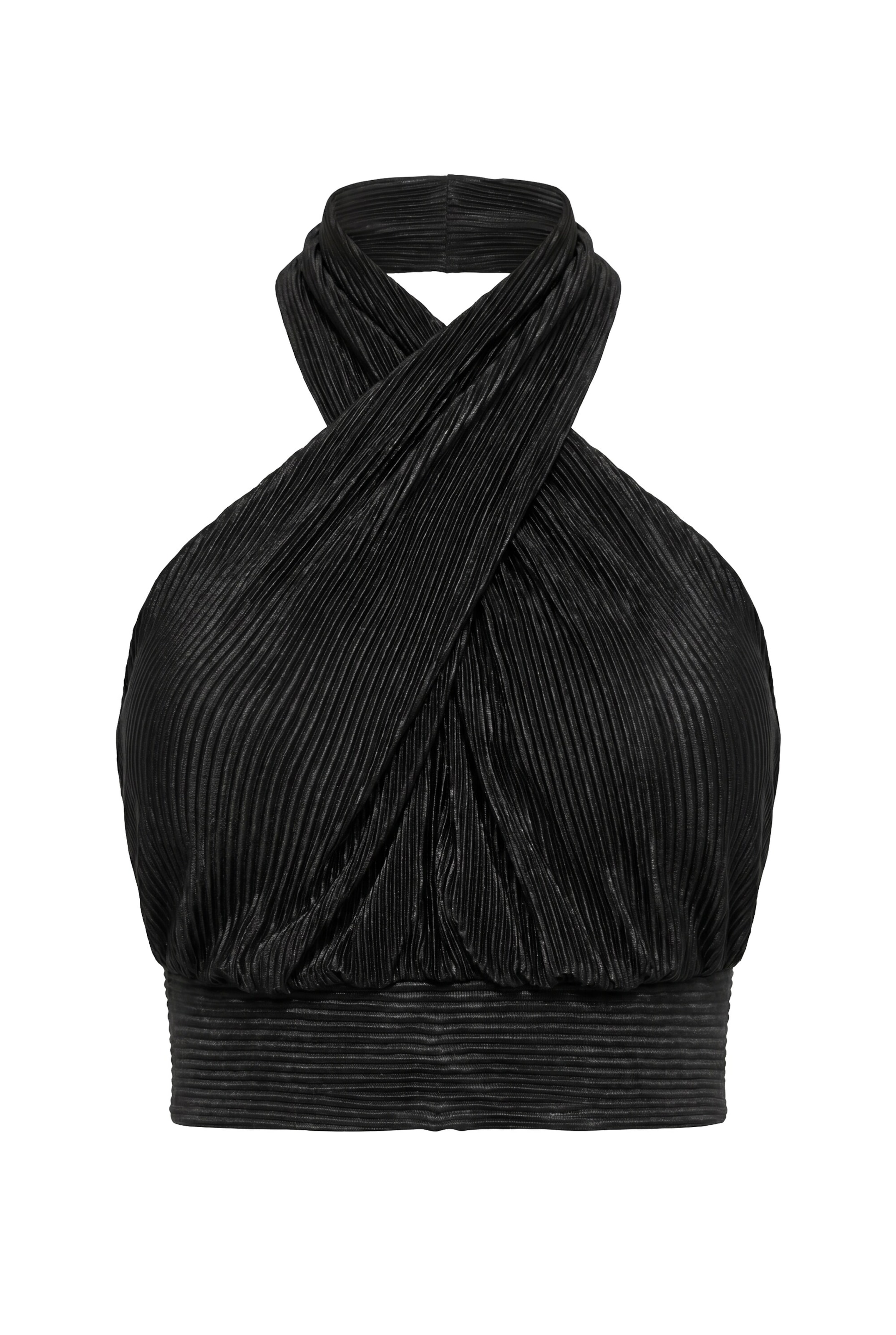 Ulla Popken Top in Schwarz: Vorderseite