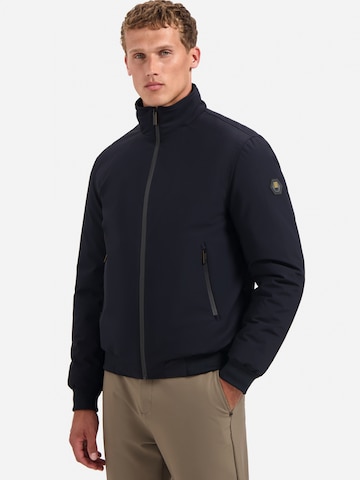 No Excess Tussenjas in Blauw: voorkant