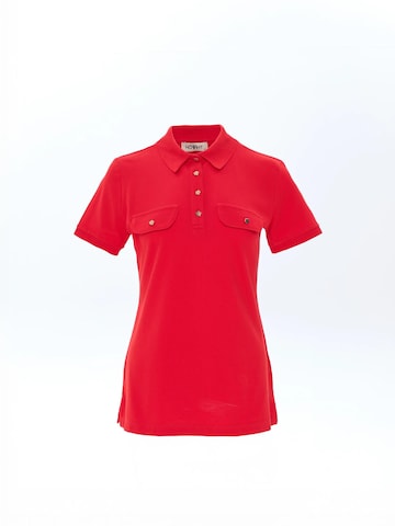 NOWIHT Shirt 'Adrienne' in Rood: voorkant