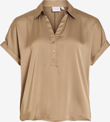 VILA Bluse 'VIEnna Ravenna' in Beige: Vorderseite